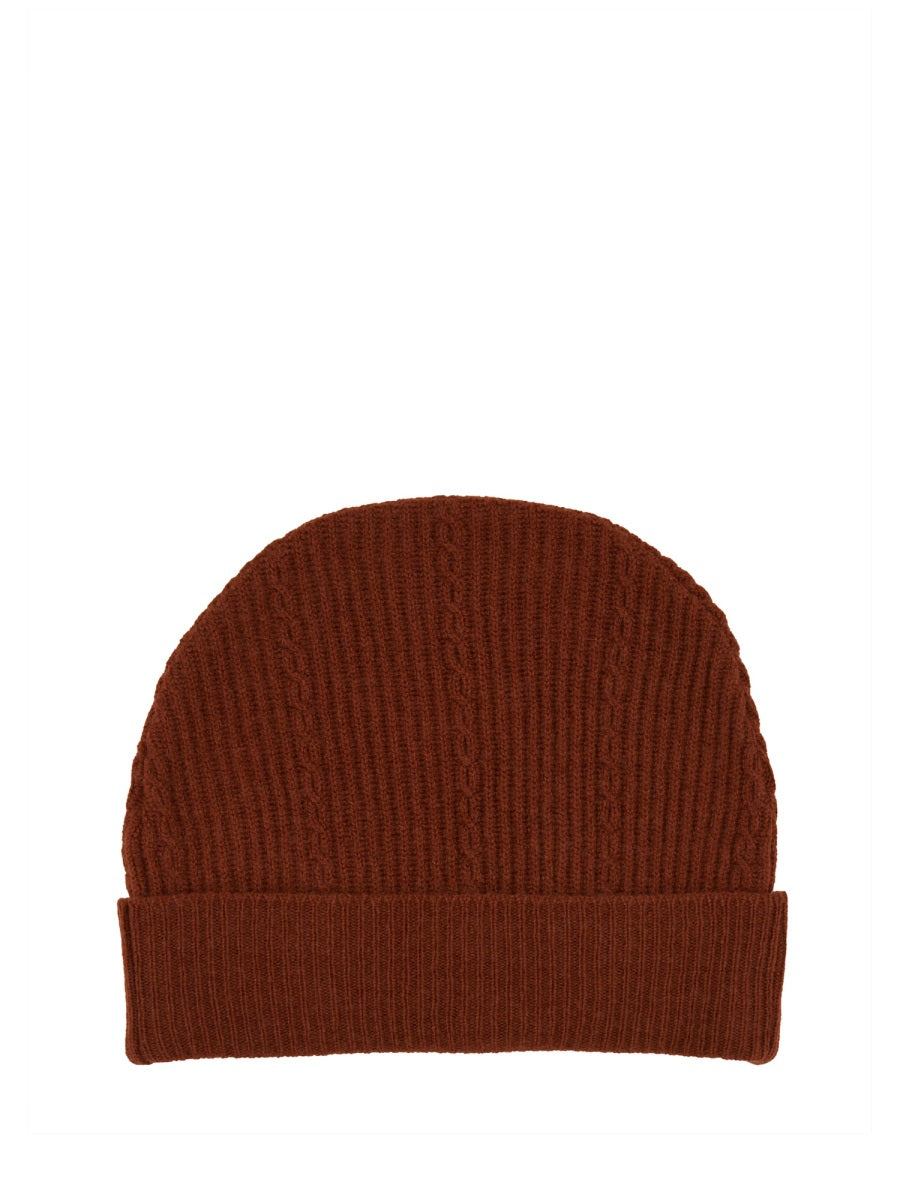 Etro WAQA0016_AV393M0174 Logo-Embroidered Wool Blend Beanie — Red, view 2