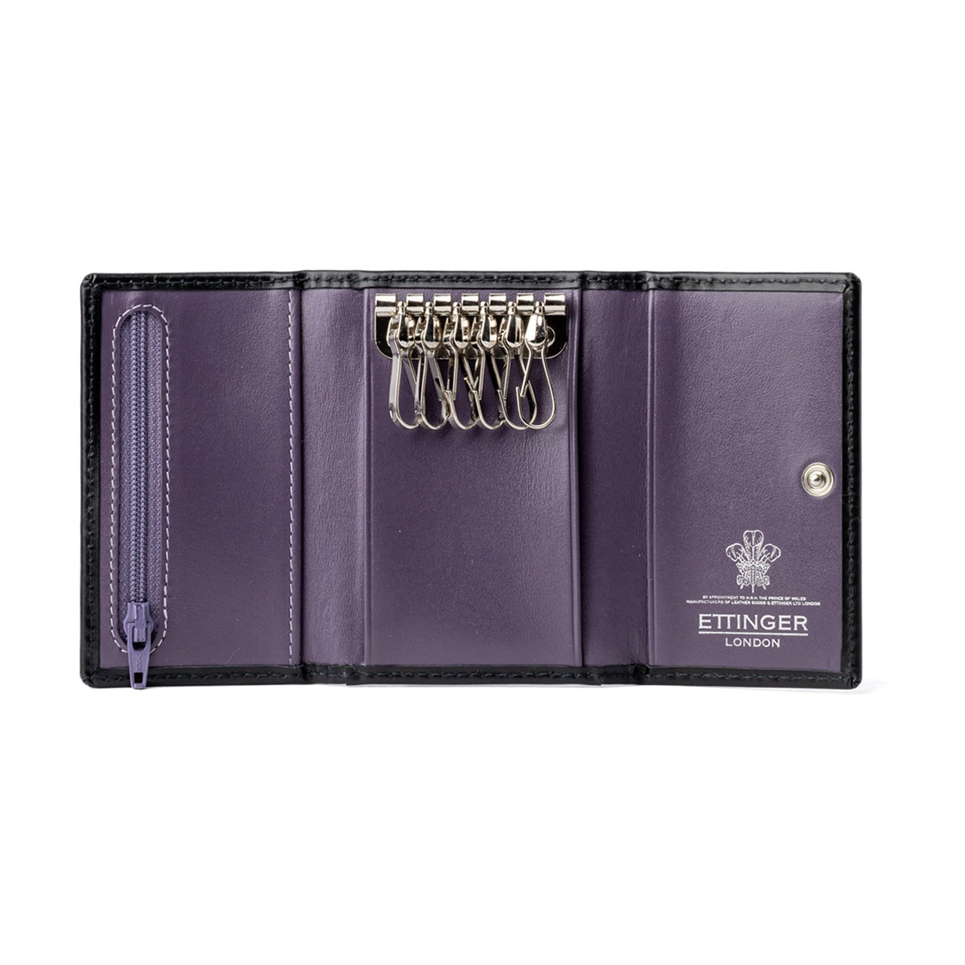 Ettinger Sterling Key Case — Purple, view 3
