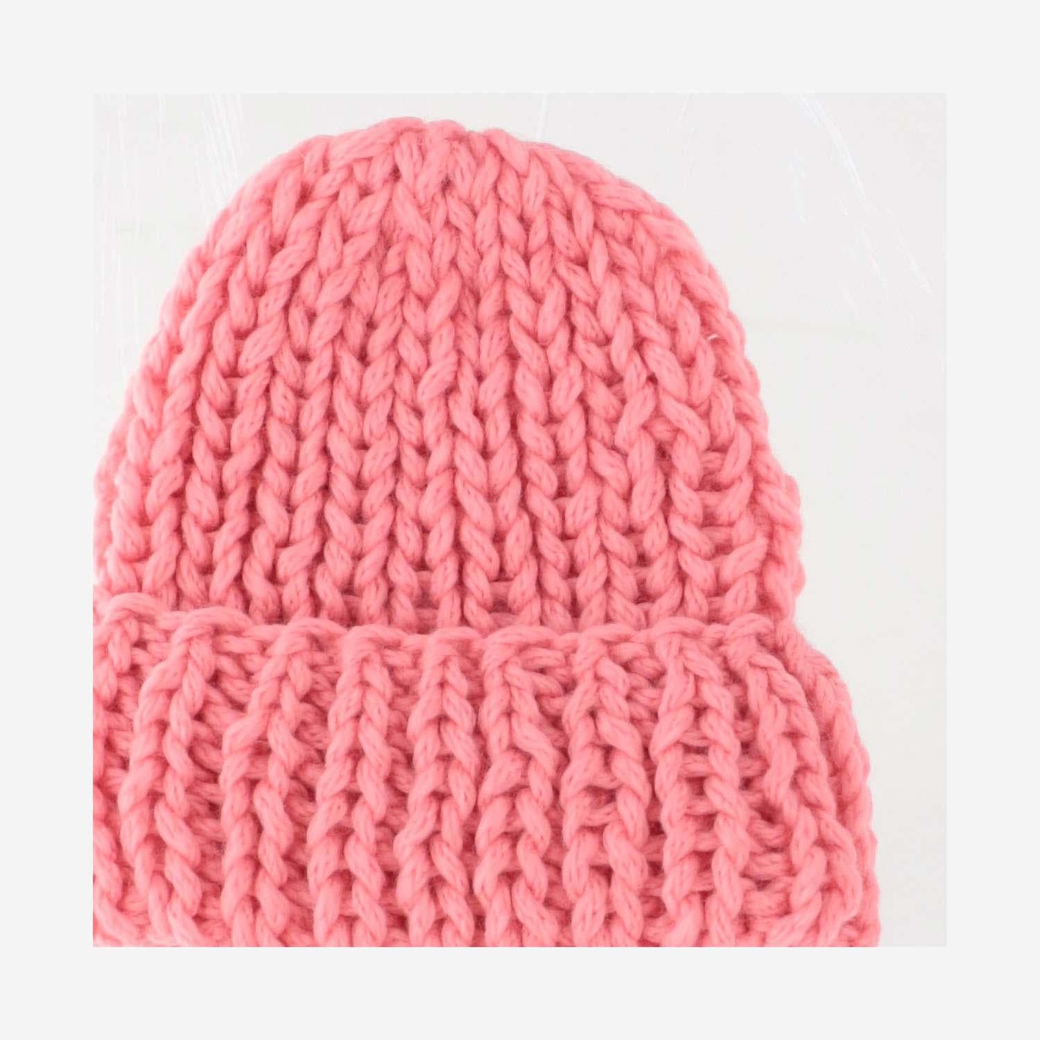 Evyinit HAT Merino Wool Blend Beanie — Pink, view 2
