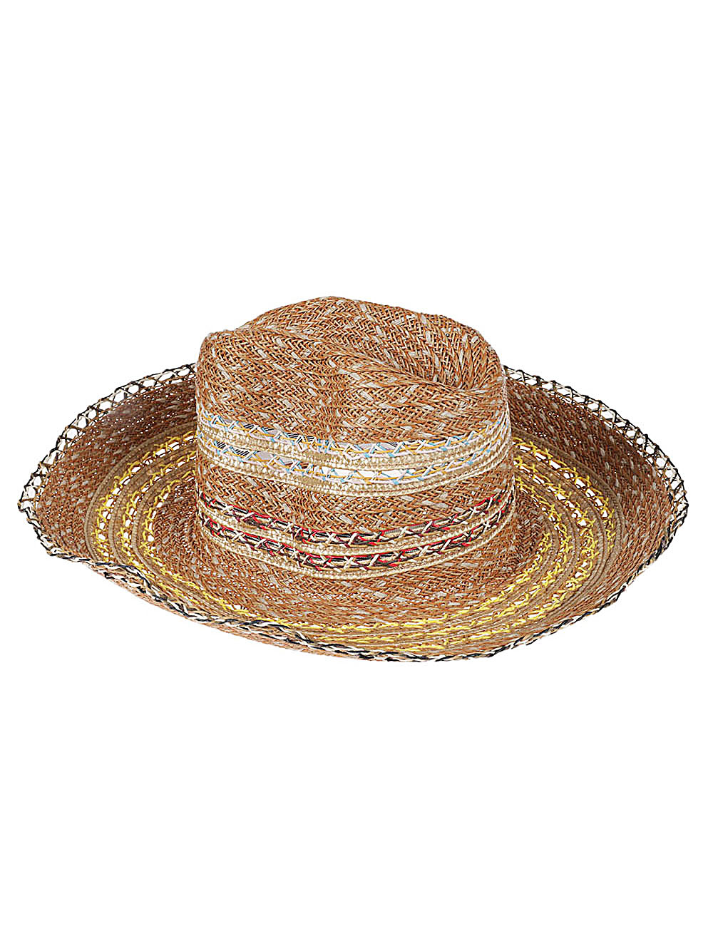 Exquisite J Raffia Fedora — tan, view 2