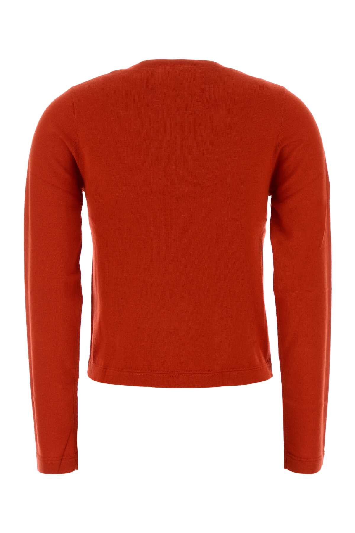 Extreme Cashmere Lisa Sweater — Red, view 2