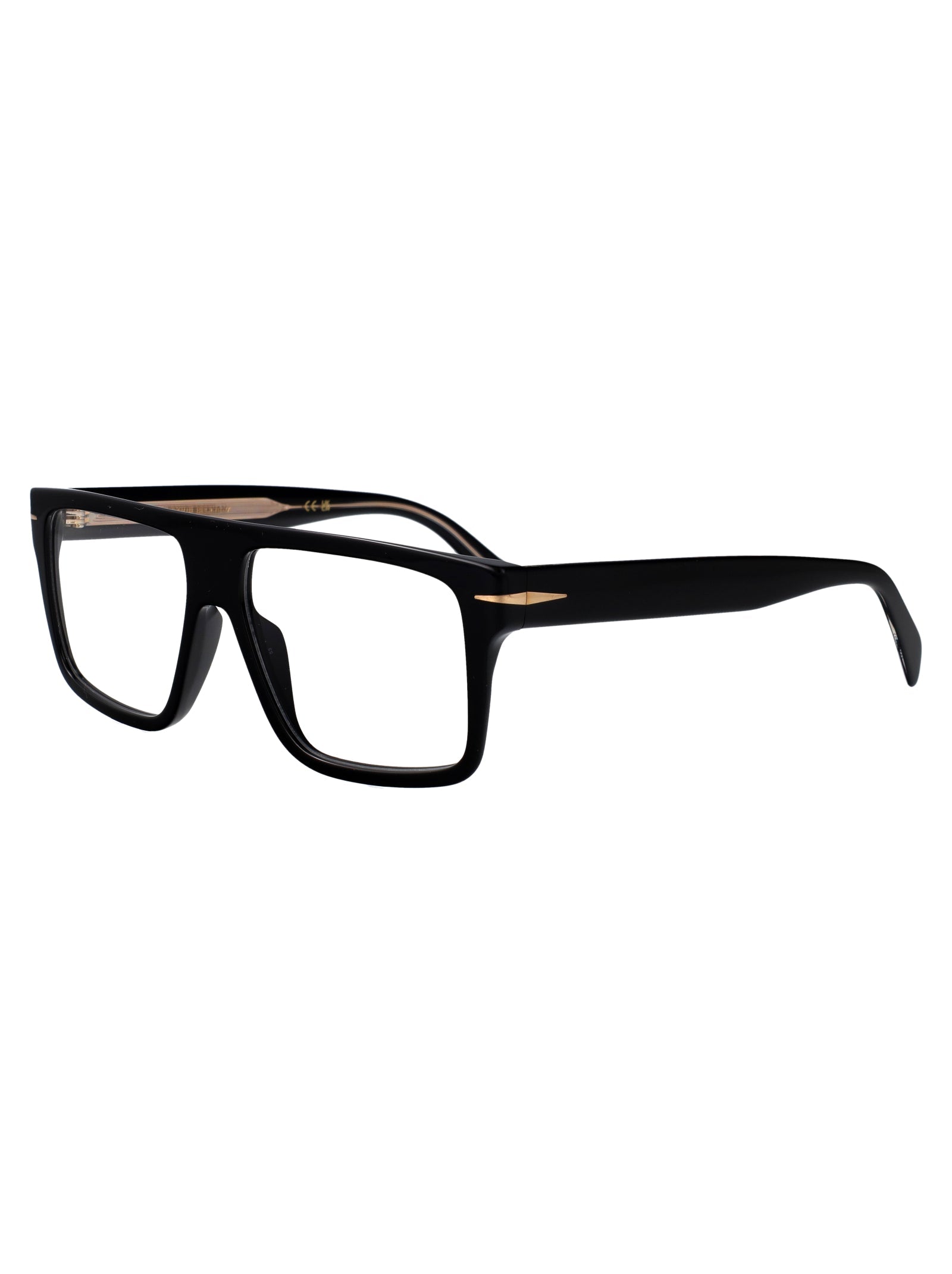 Eyewear By David Beckham DB Eyeglasses — Black, view 2