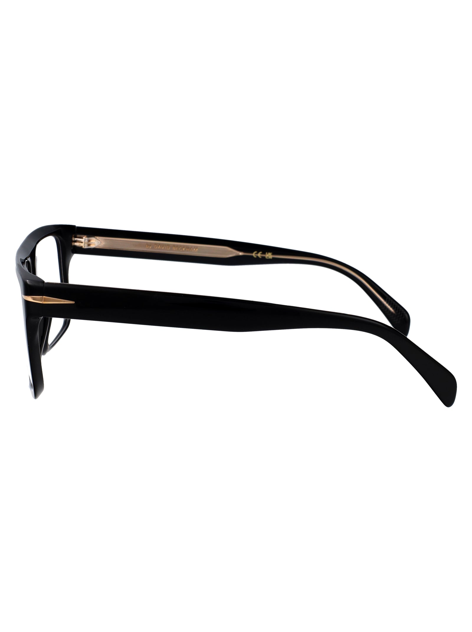 Eyewear By David Beckham DB Eyeglasses — Black, view 3