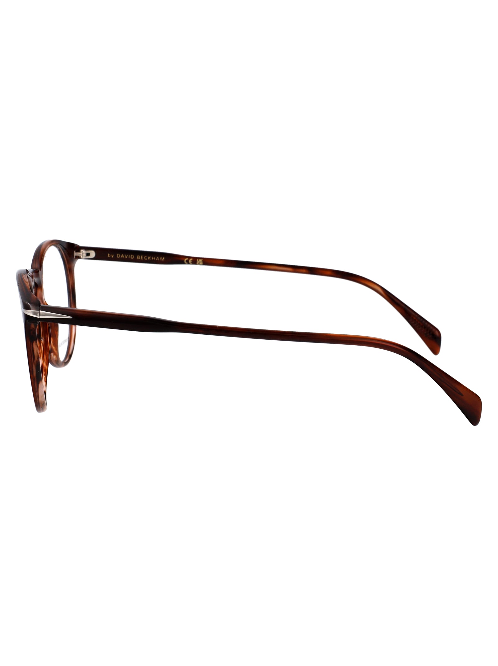 Eyewear By David Beckham DB Eyeglasses — Brown, view 3