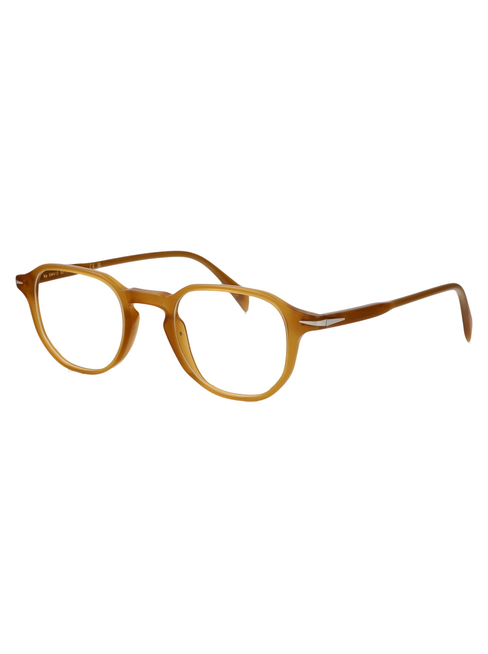 Eyewear By David Beckham DB Eyeglasses — Yellow, view 2