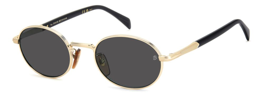 Eyewear By David Beckham DB1196S Sunglasses — Gold, view 2
