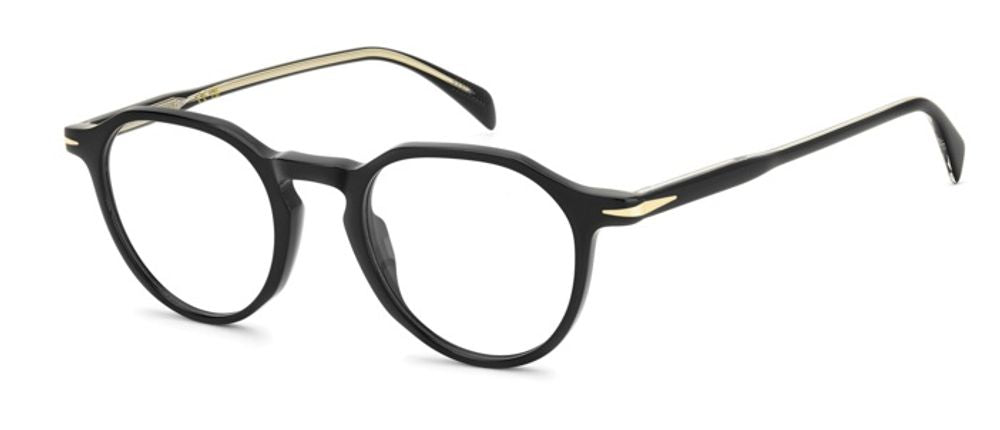 Eyewear By David Beckham DB1230 Eyeglasses — Black, view 2