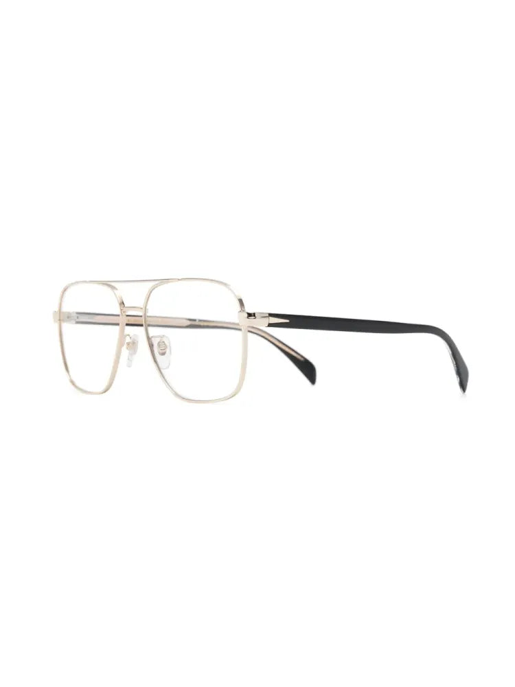 Eyewear By David Beckham DB7103 Metal Frame Eyeglasses — Gold by Eyewear By David Beckham