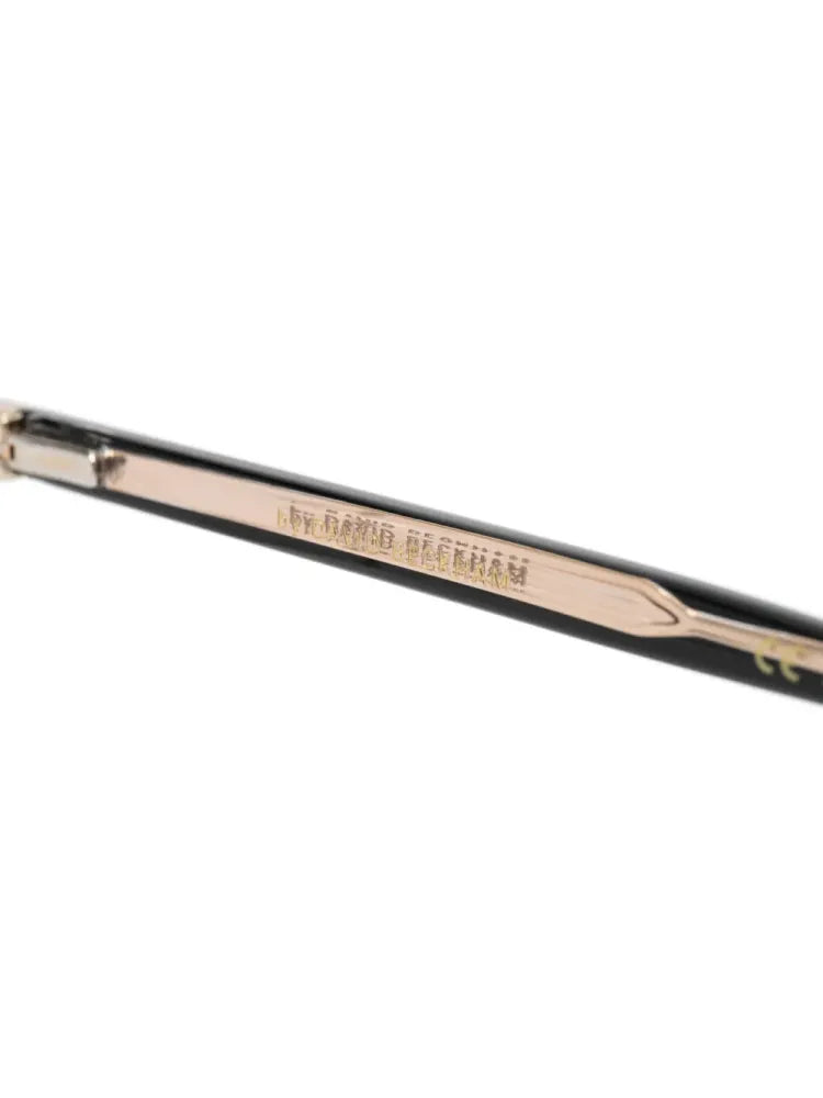 Eyewear By David Beckham DB7103 Metal Frame Eyeglasses — Gold, view 2