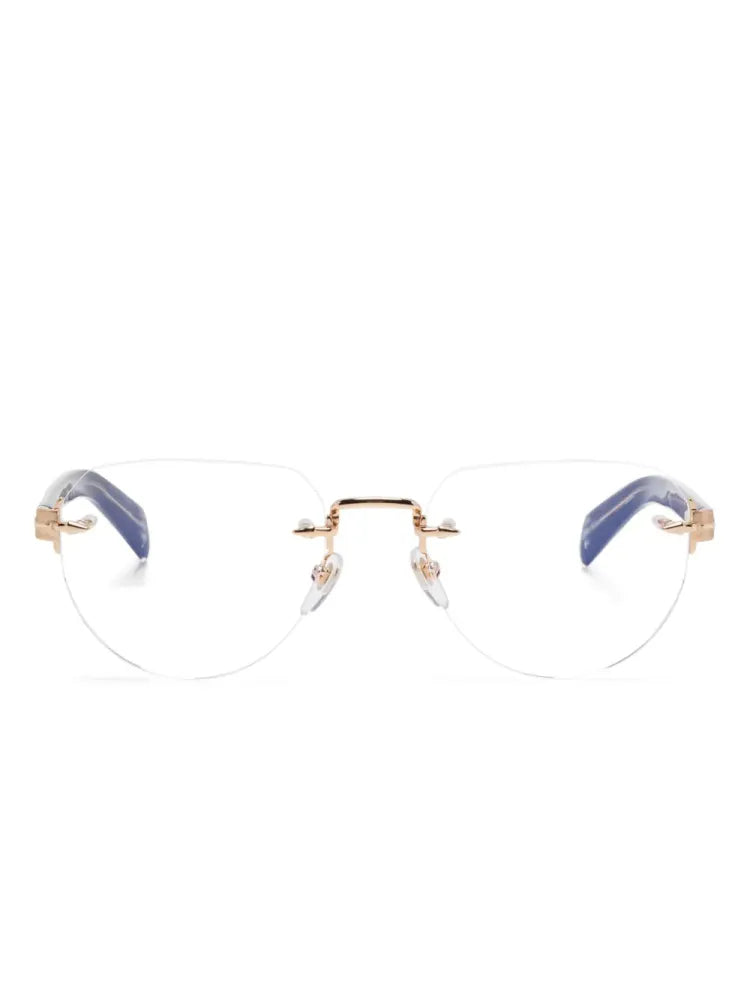 Eyewear By David Beckham DB7145 Eyeglasses — Gold by Eyewear By David Beckham