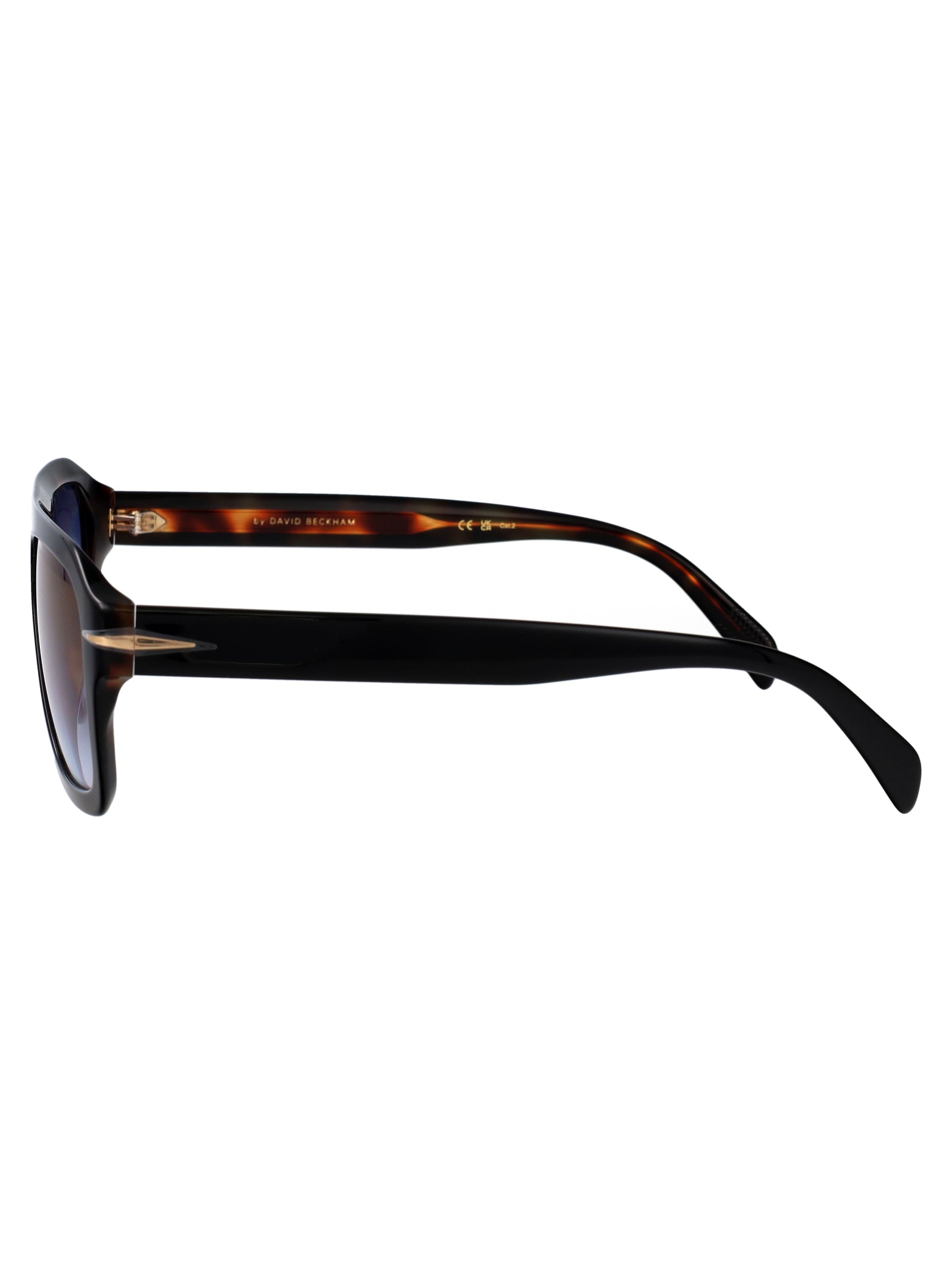 Eyewear By David Beckham Acetate Frame Sunglasses — Black, view 3