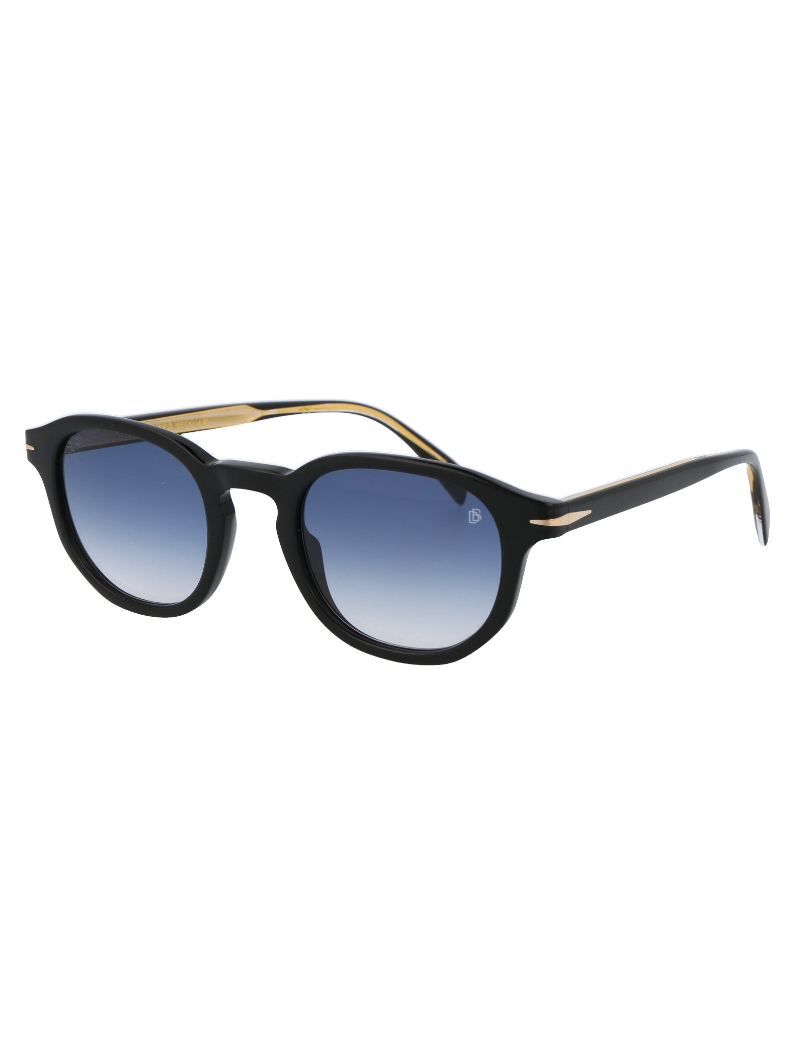 Eyewear By David Beckham Black Acetate Sunglasses — Black, view 2