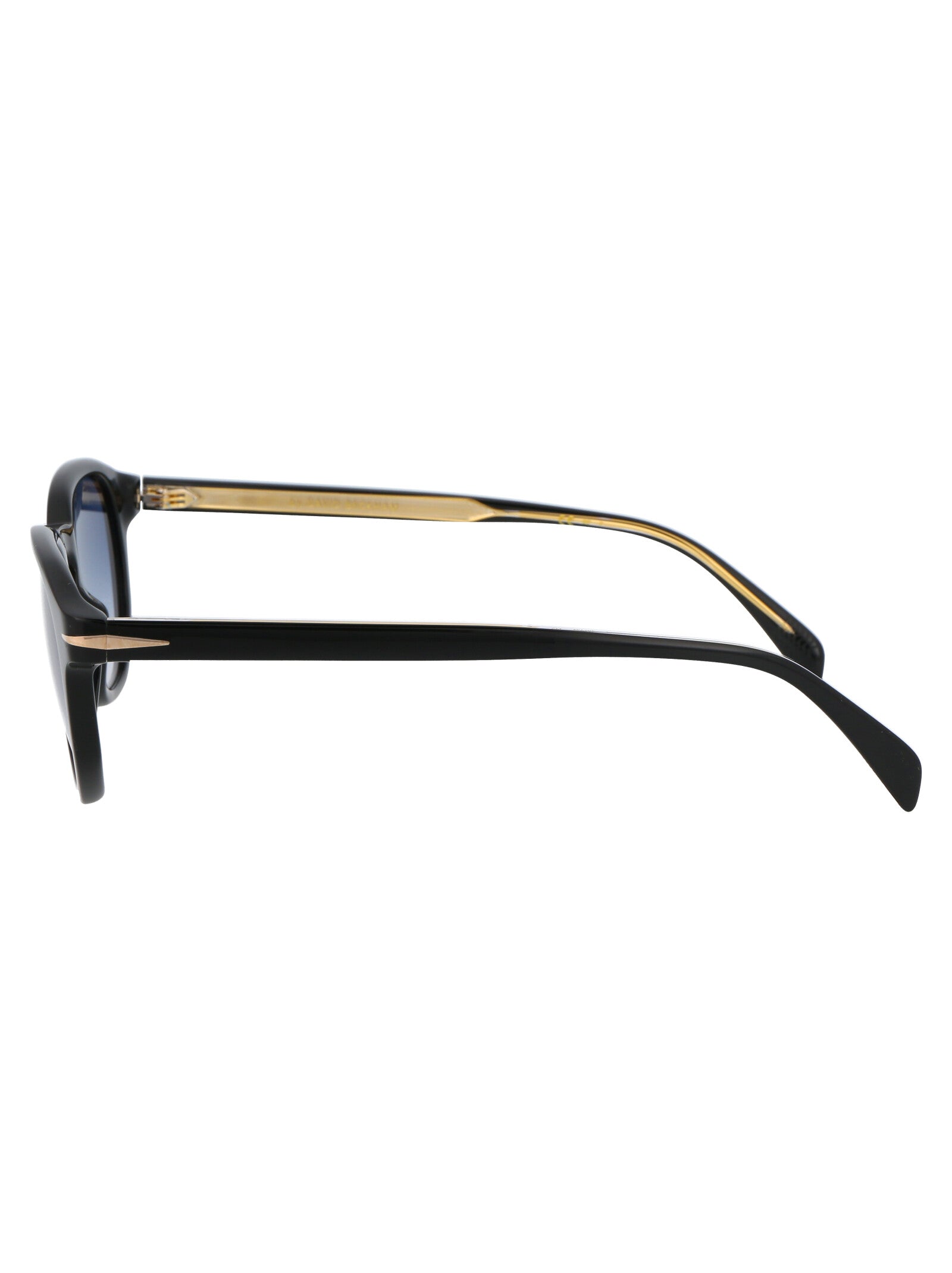 Eyewear By David Beckham Black Acetate Sunglasses — Black, view 3