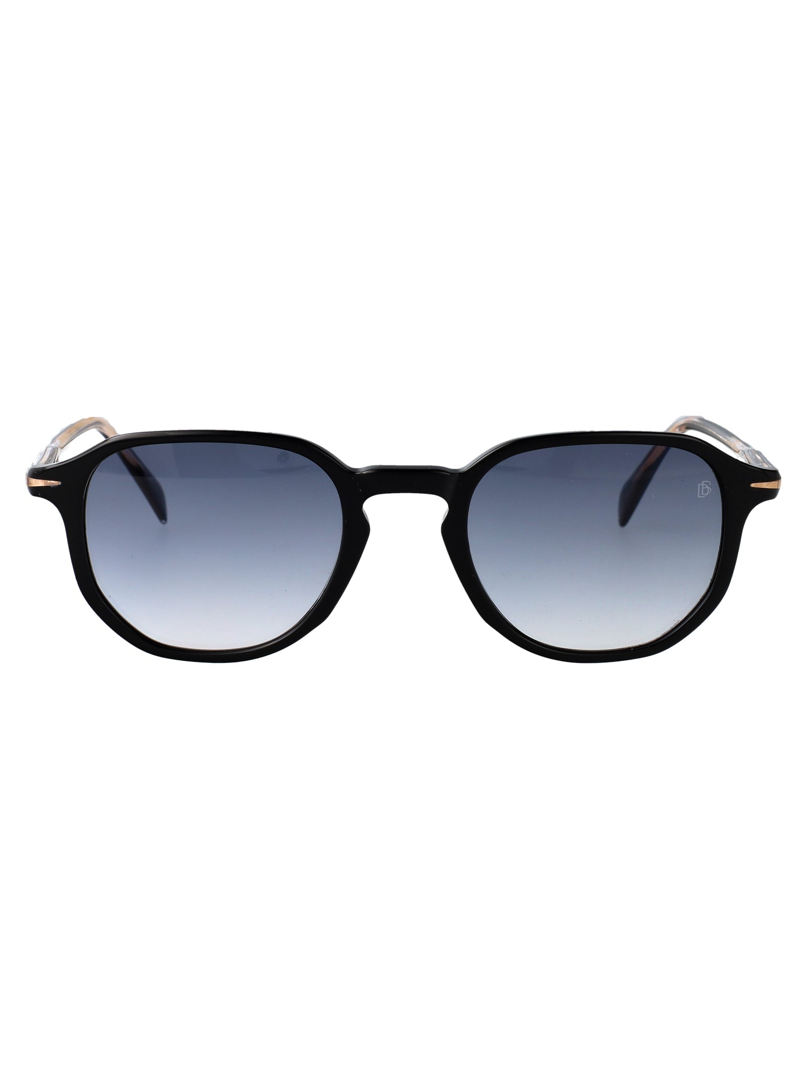 Eyewear By David Beckham Black Acetate Sunglasses — Black by Eyewear By David Beckham