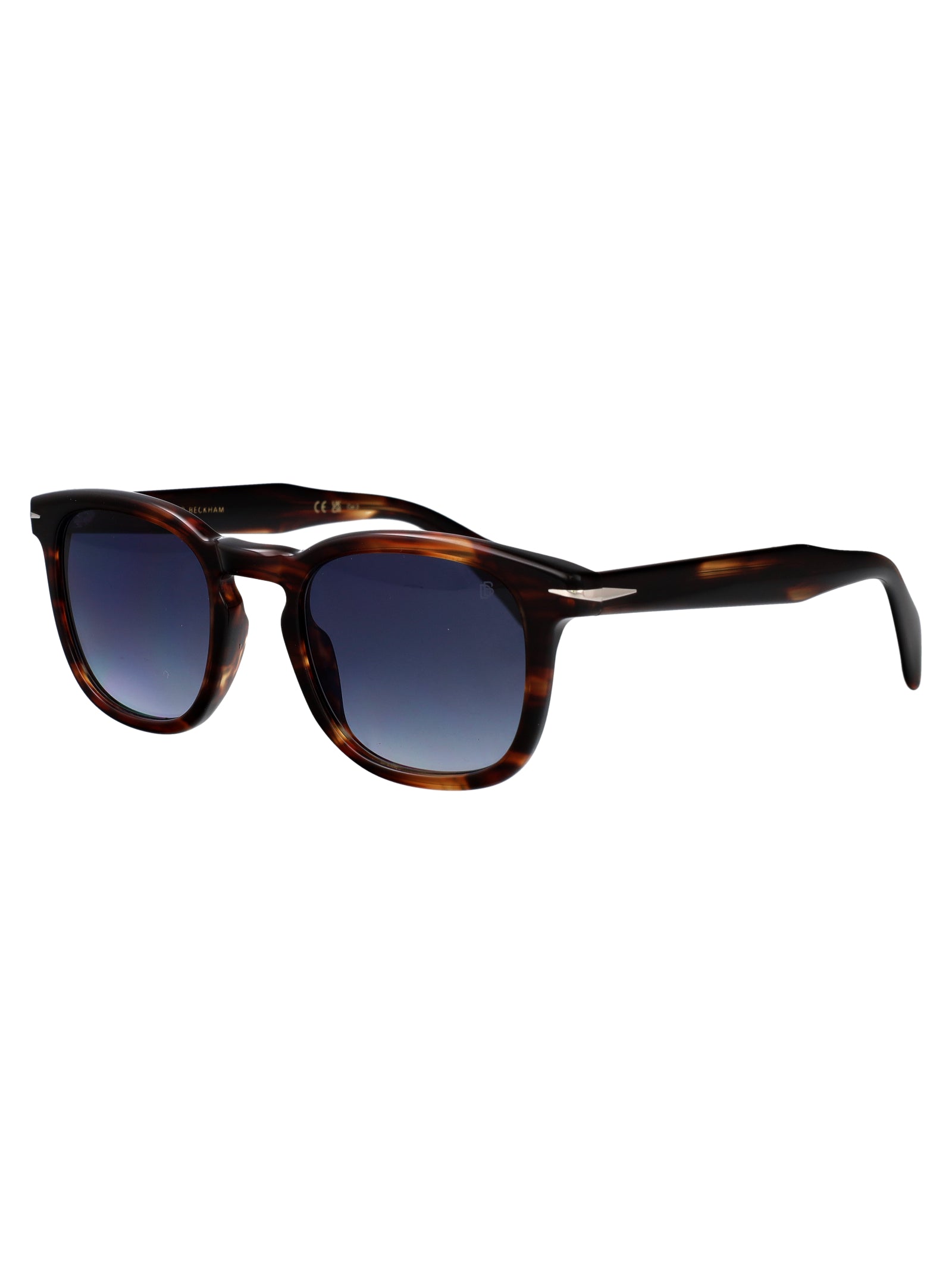 Eyewear By David Beckham Tortoiseshell Acetate Sunglasses — Brown, view 2