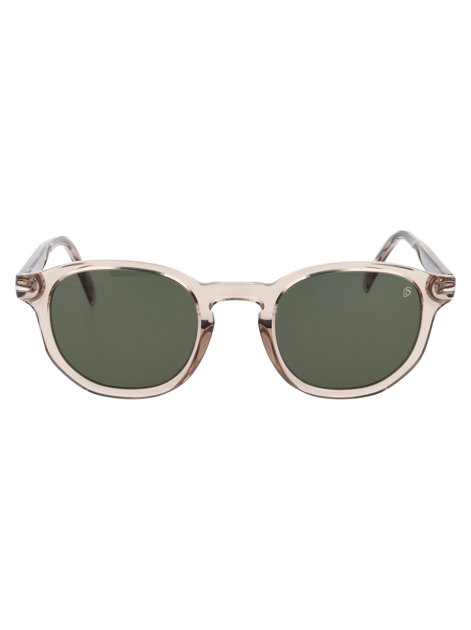 Eyewear By David Beckham Acetate Round-Frame Sunglasses — Brown by Eyewear By David Beckham