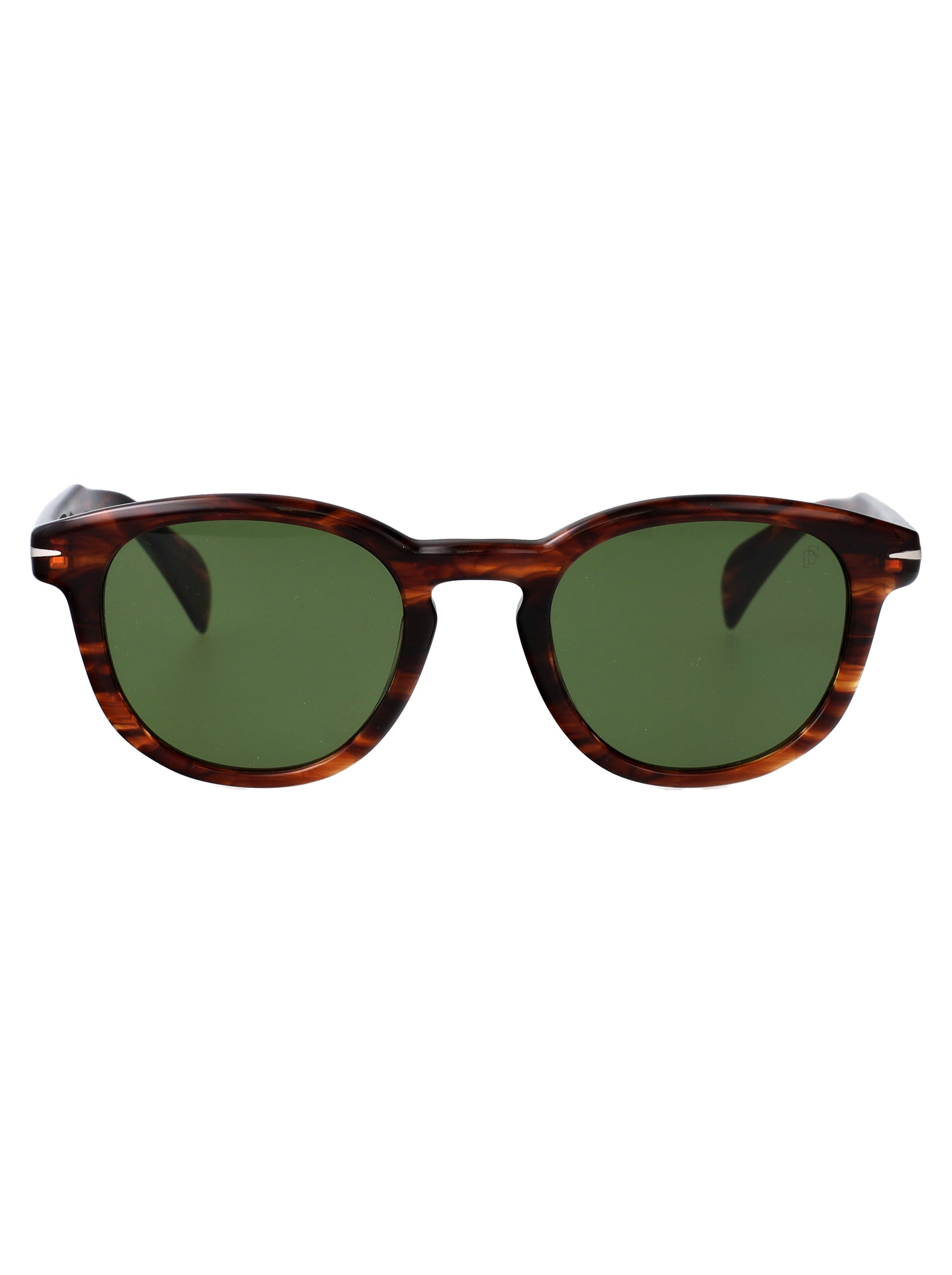 Eyewear By David Beckham Horn-Effect Acetate Sunglasses — Brown by Eyewear By David Beckham