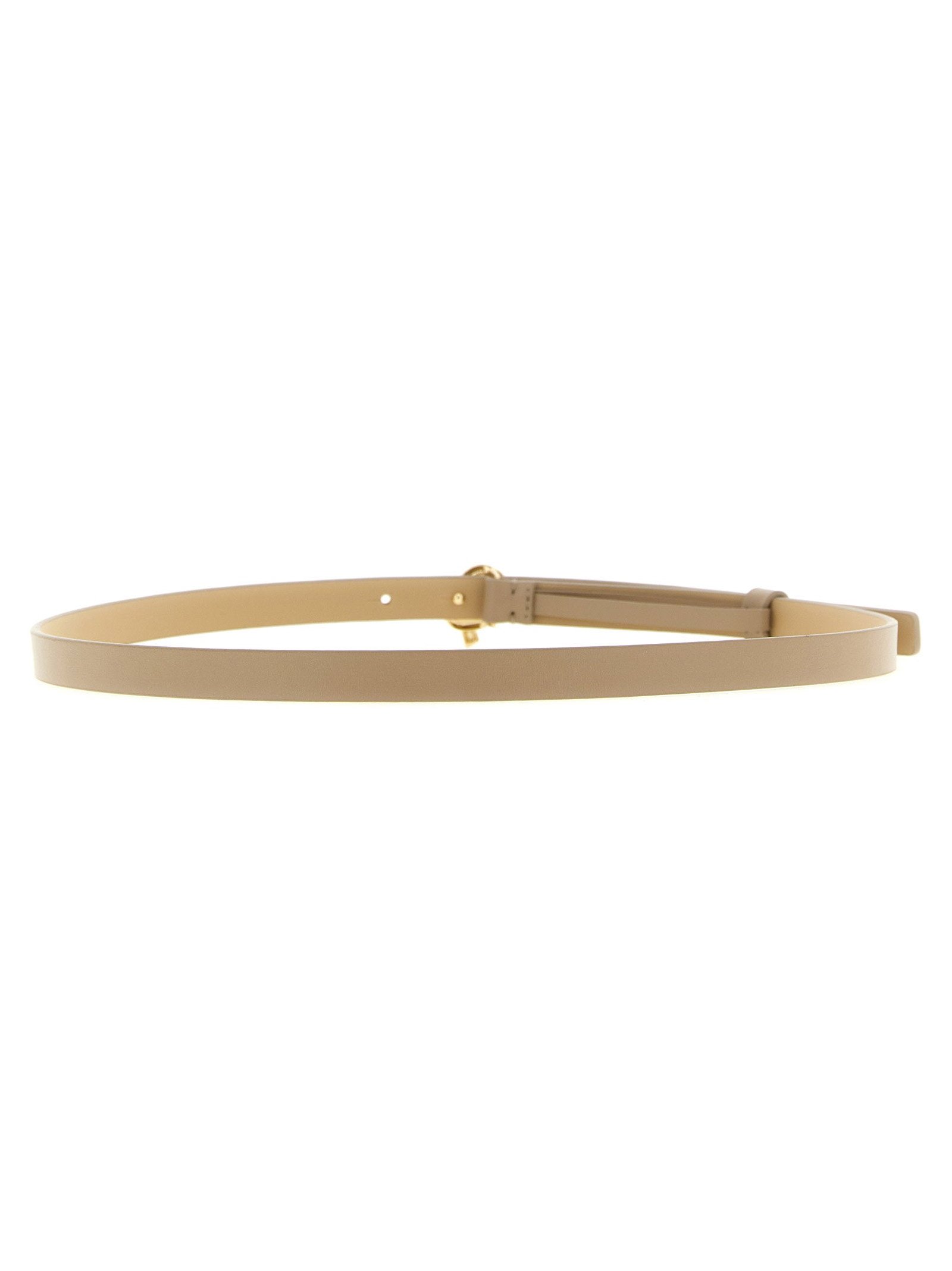 Fabiana Filippi Gold Knot Buckle Belt — Beige, view 2