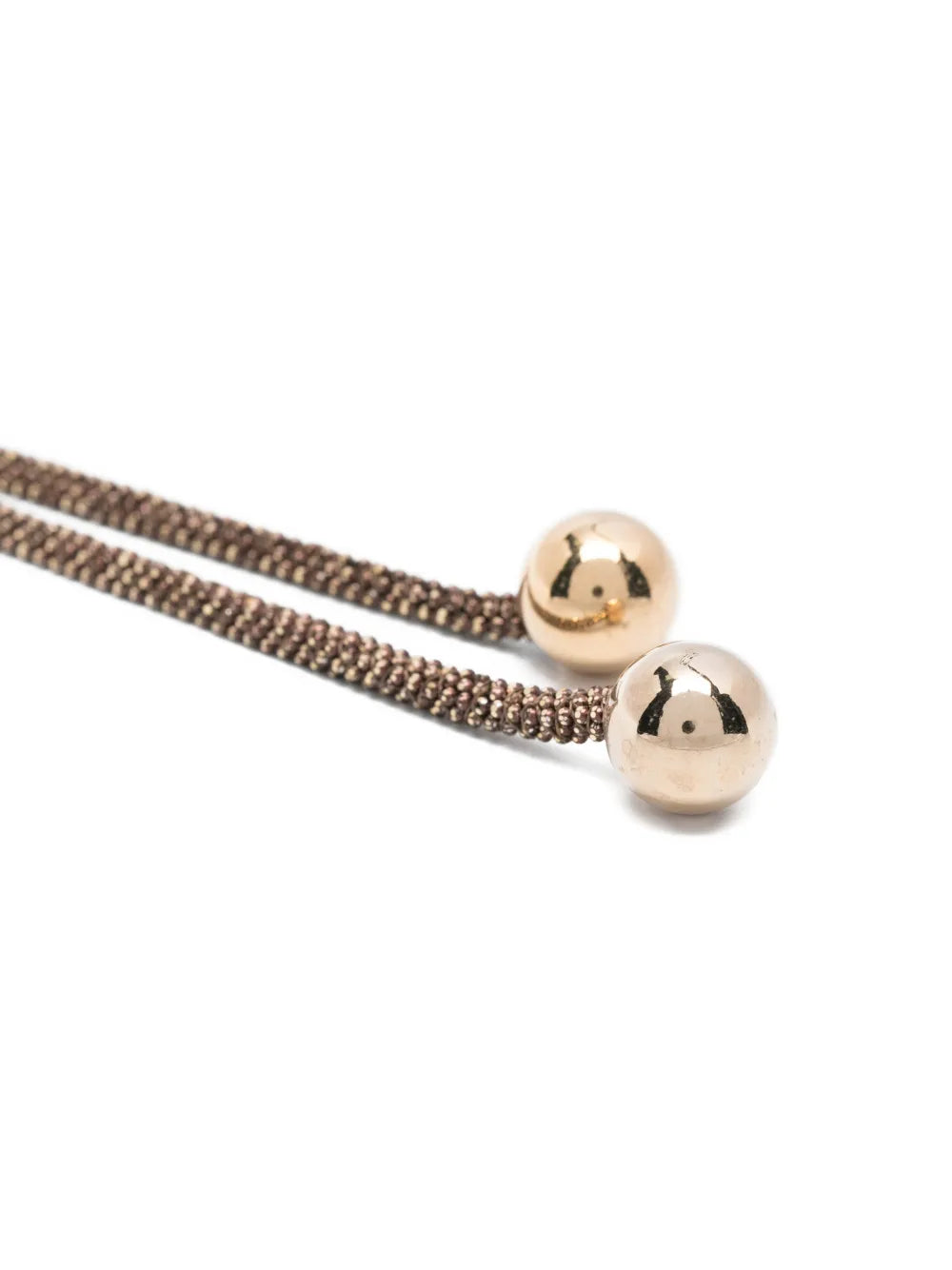 Fabiana Filippi Ball Pendant Necklace — Gold, view 2