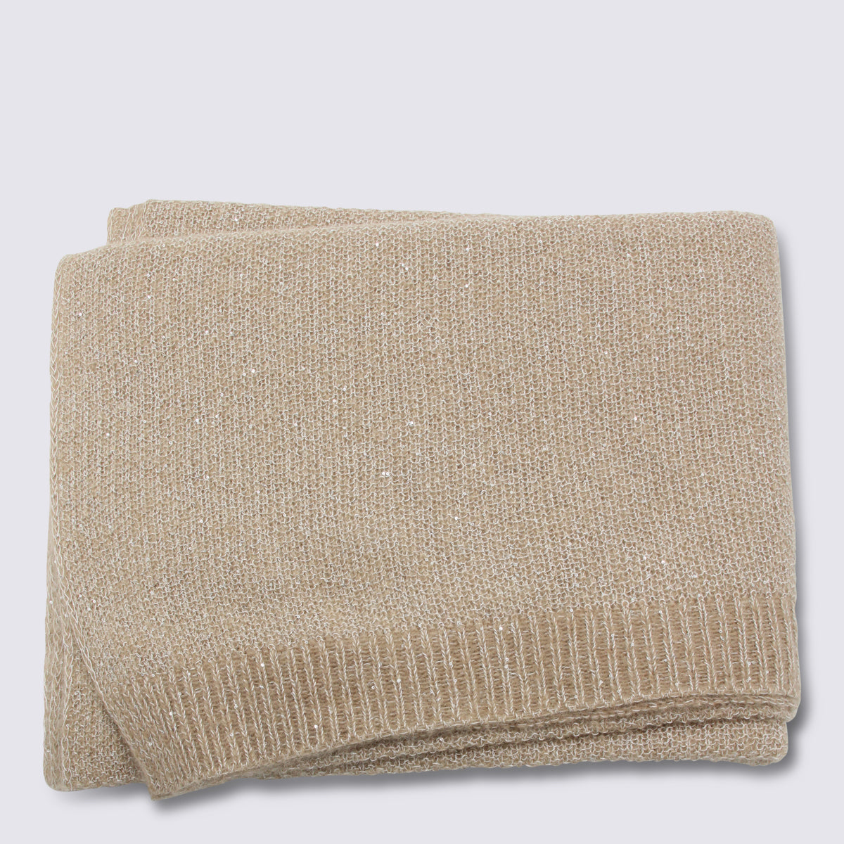 Fabiana Filippi Lightweight Knit Scarf — Beige by Fabiana Filippi