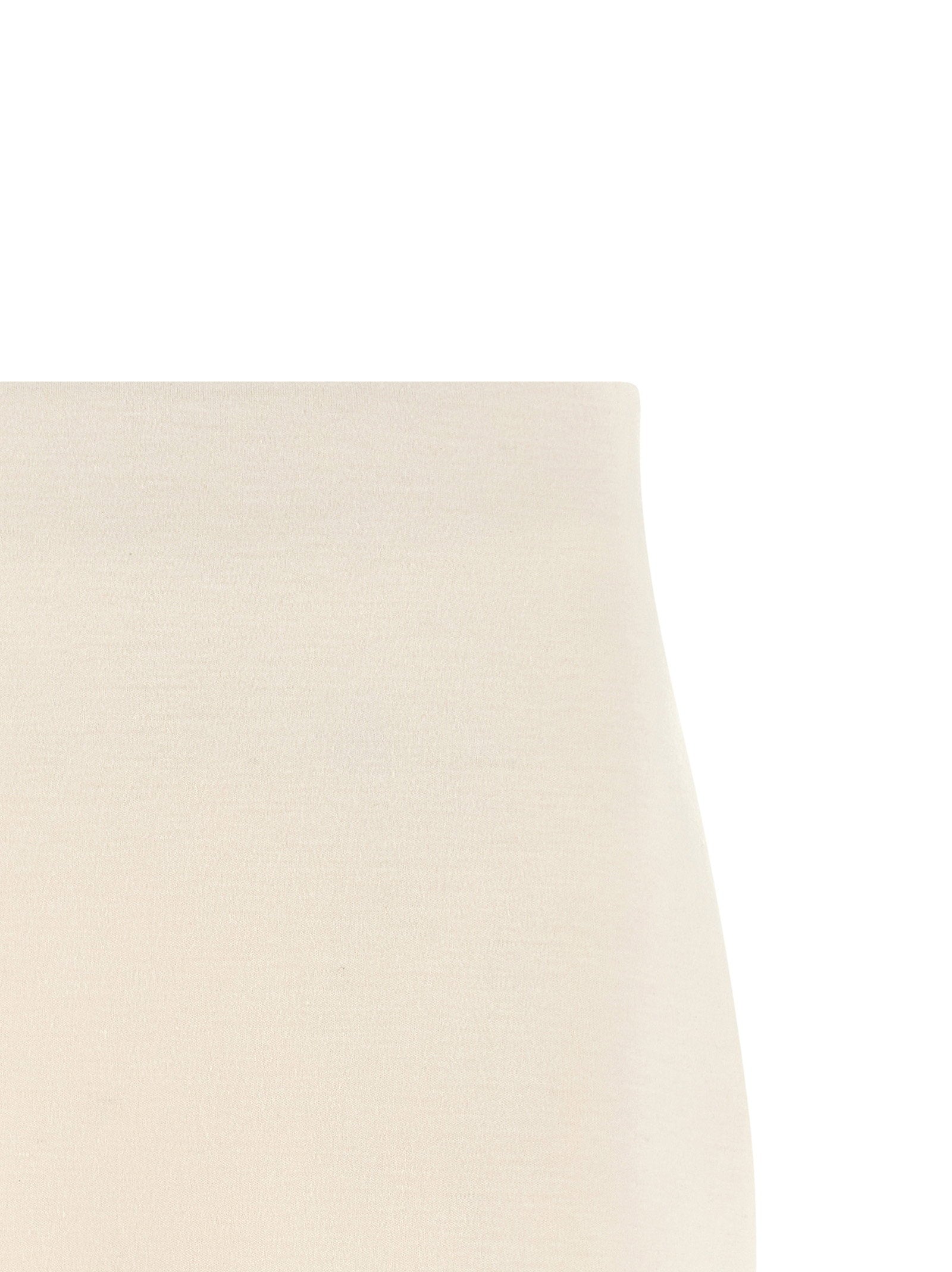 Fabiana Filippi Cashmere Scuba Skirt — Cream, view 3