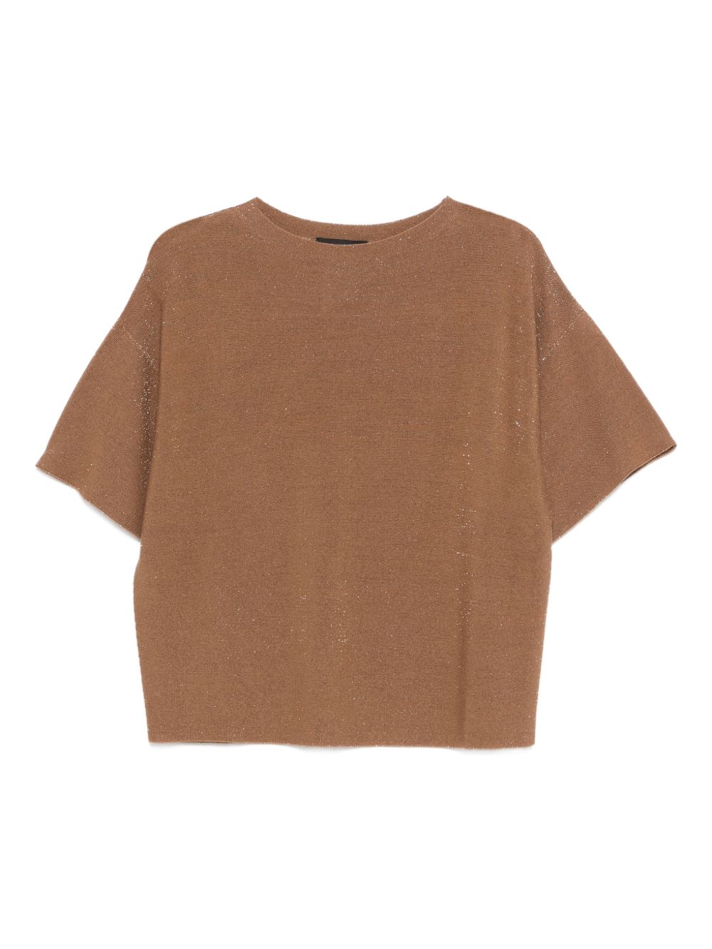 Fabiana Filippi Wool and Cotton Blend Sweater — Camel by Fabiana Filippi