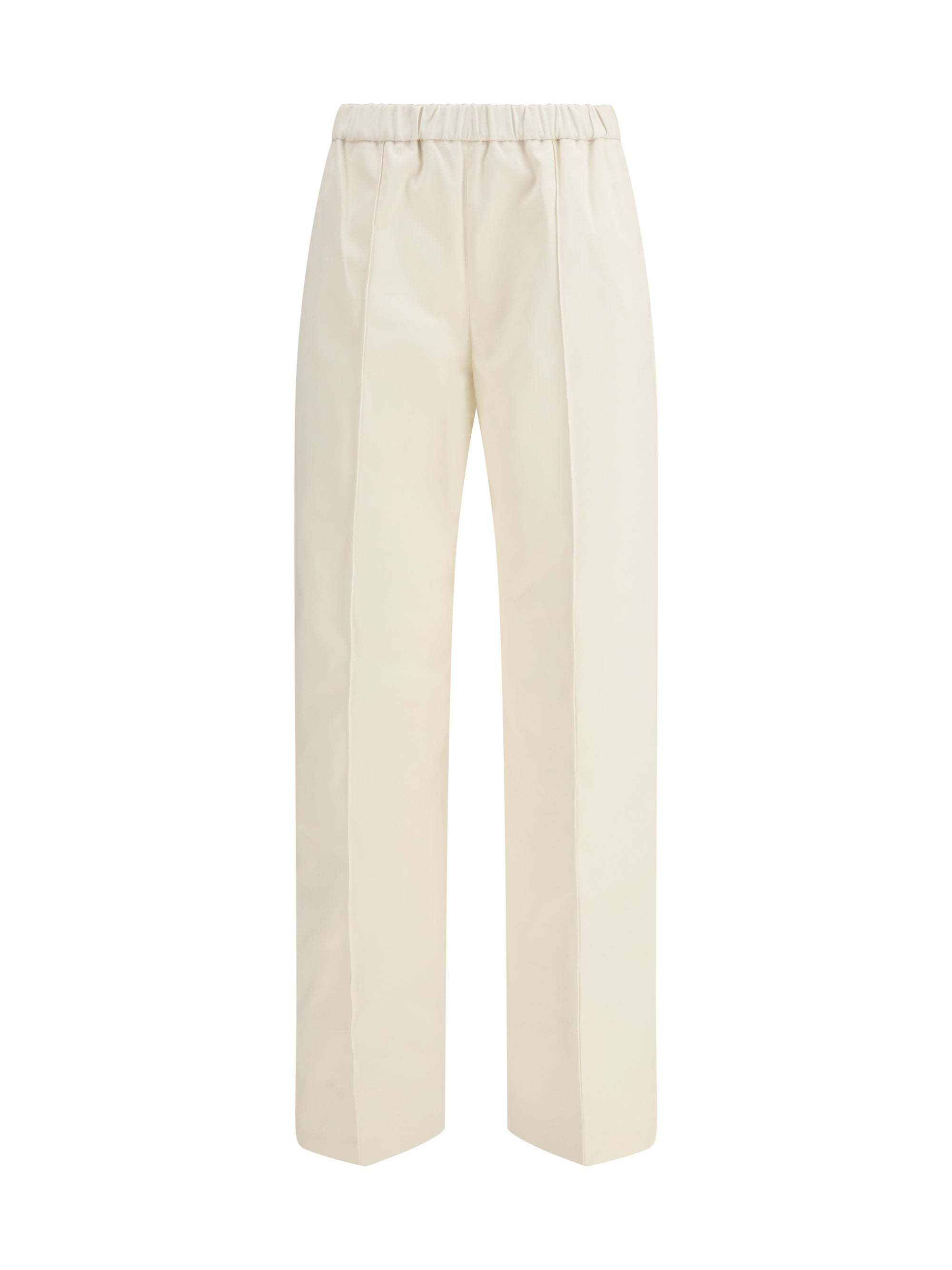 Fabiana Filippi Cotton Gabardine Trousers — Beige by Fabiana Filippi