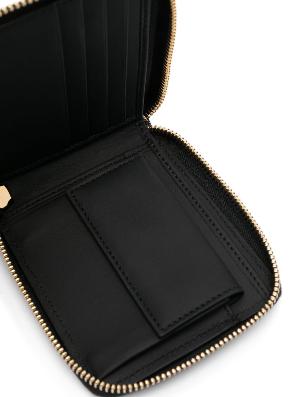 Fabiana Filippi Zip-Around Leather Wallet — Black, view 2