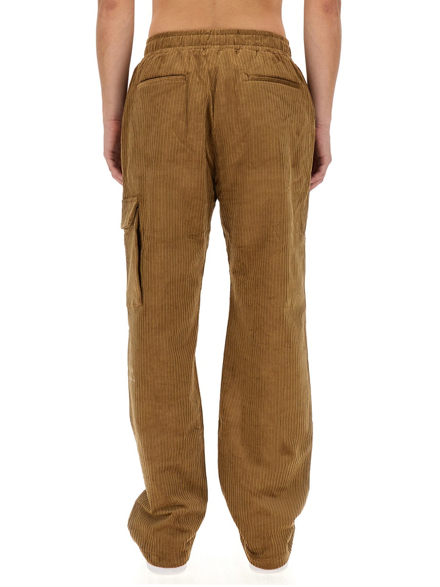 Family First Cotton Elastane Cargo Pants — Beige by Family First