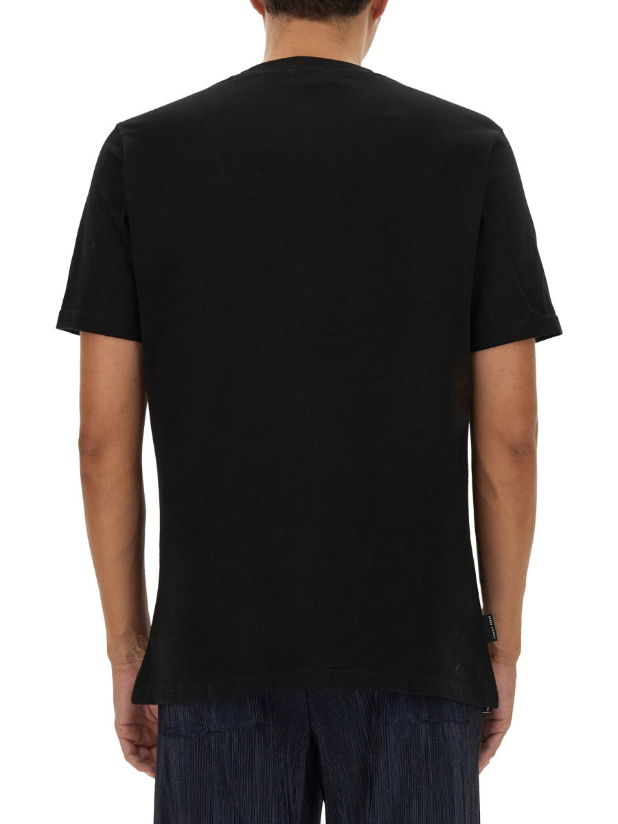 Family First Logo-Embroidered Cotton T-Shirt — Black by Family First