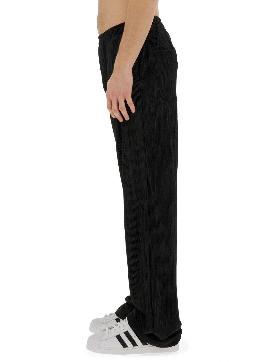 Family First Pleated Trousers — Black, view 3