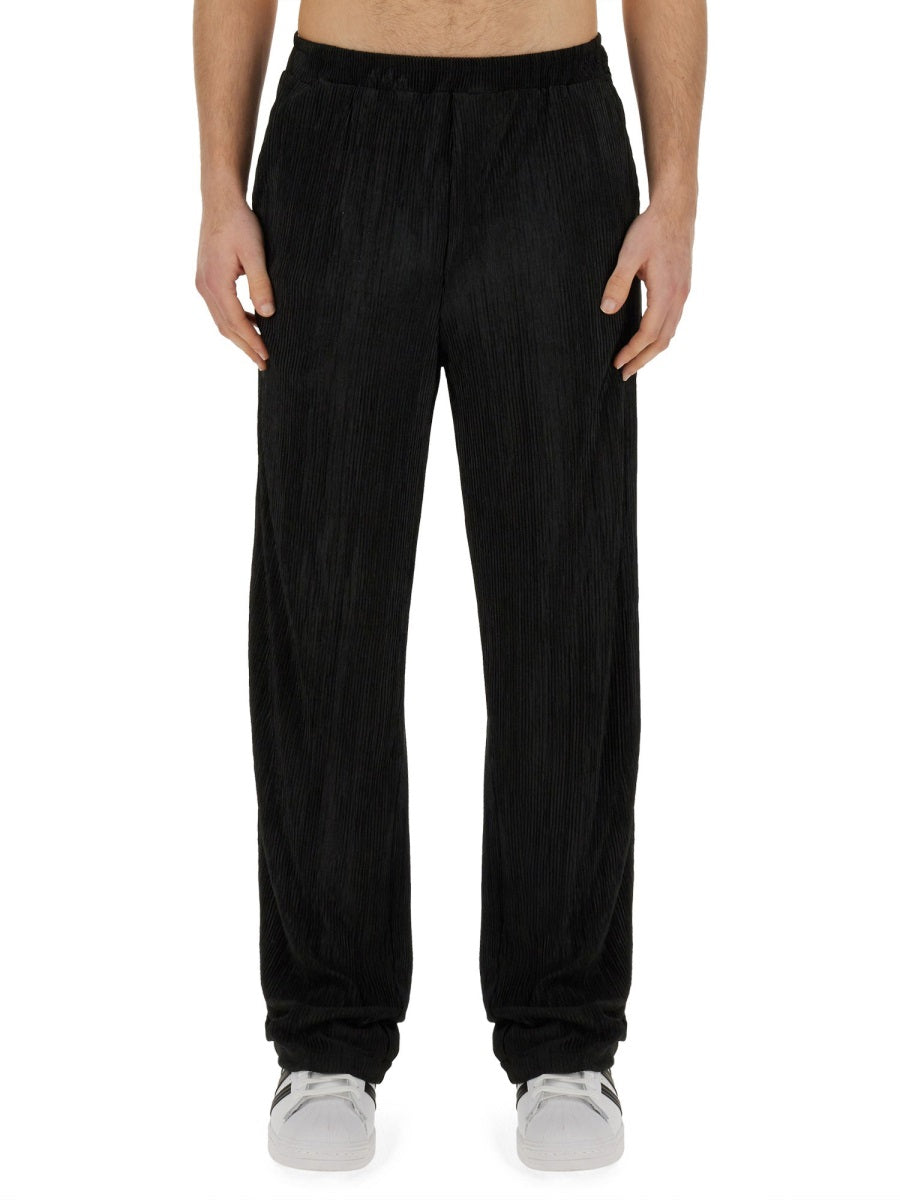 Family First Pleated Trousers — Black, view 4