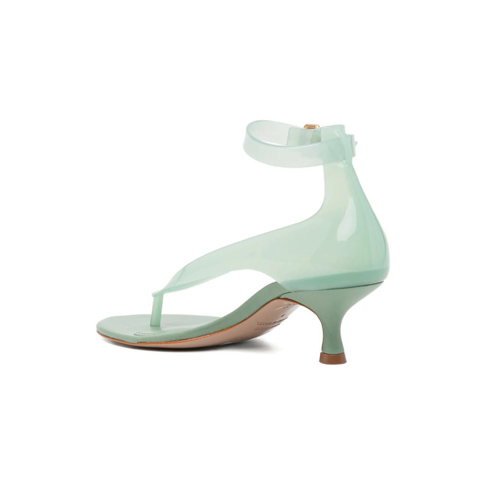 Farm Rio Open-Toe Ankle Strap Heel Sandal — Green, view 4