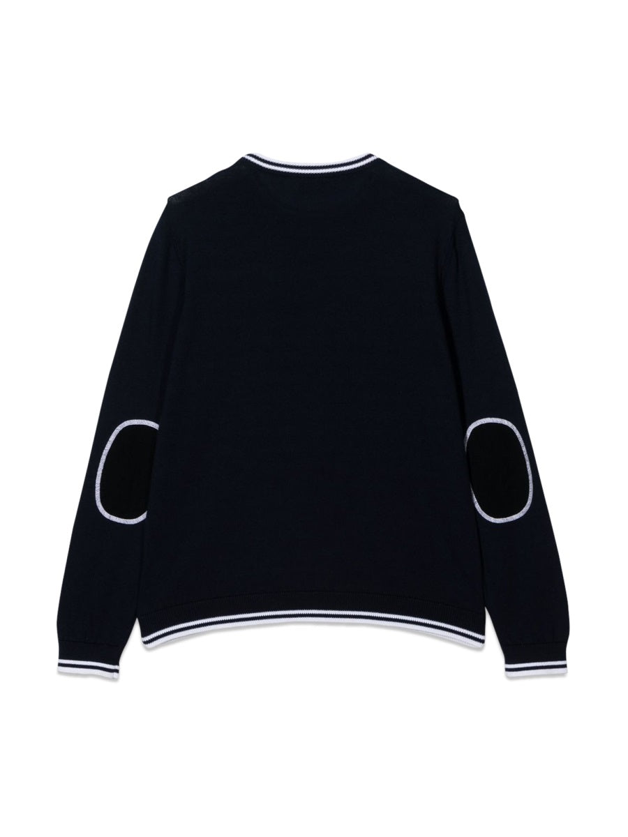 Fay Cotton T-shirt — Blue, view 3