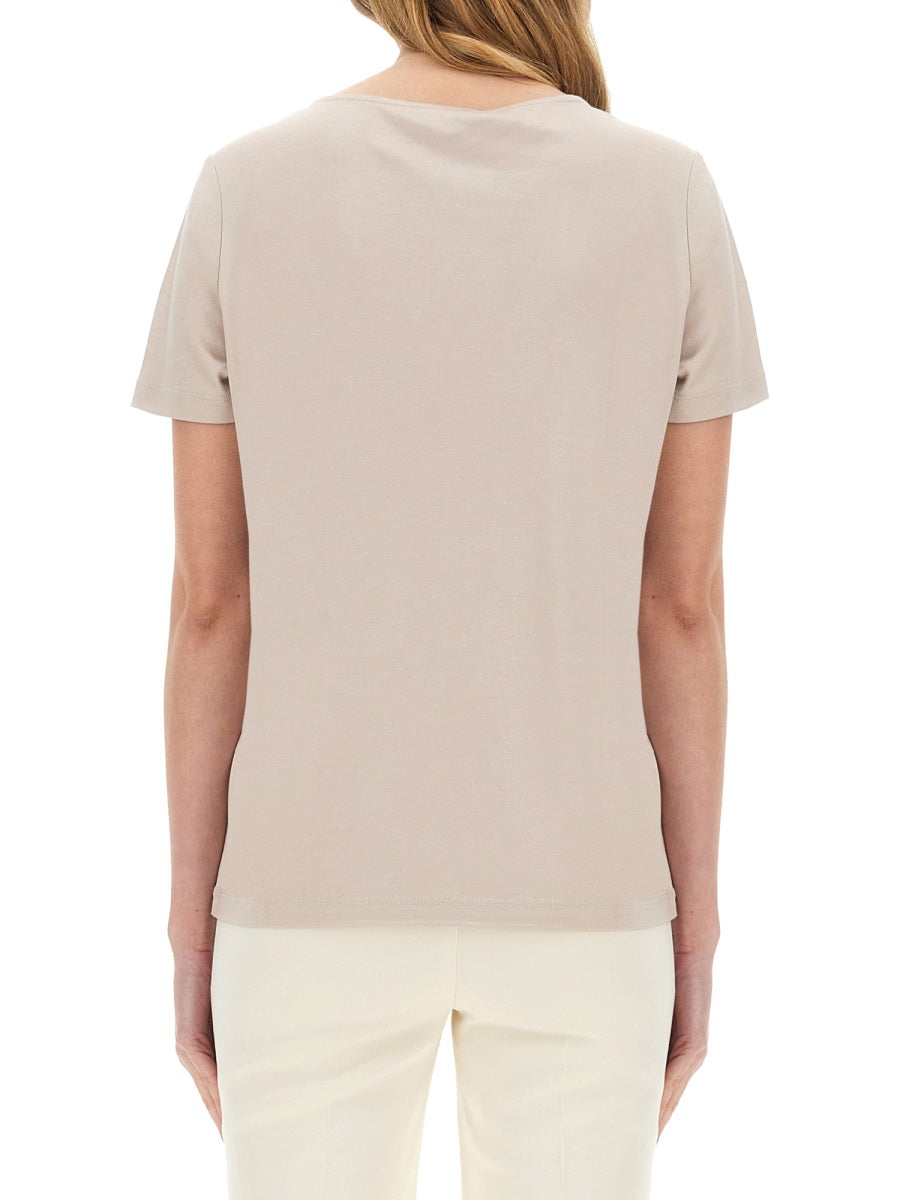 Fay Viscose-Elastane T-Shirt — White by Fay