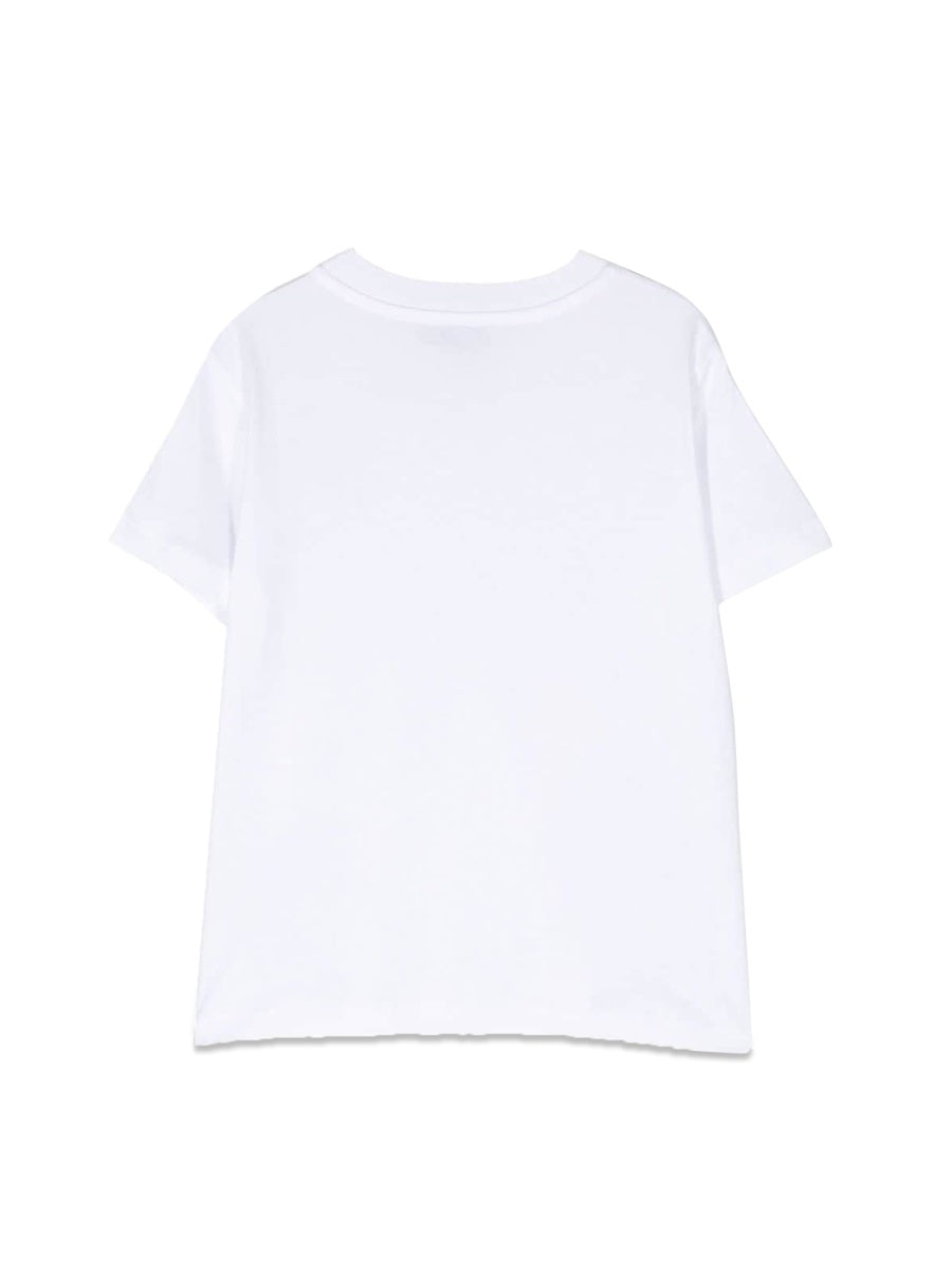 Fay 100% Cotton T-Shirt — White, view 3