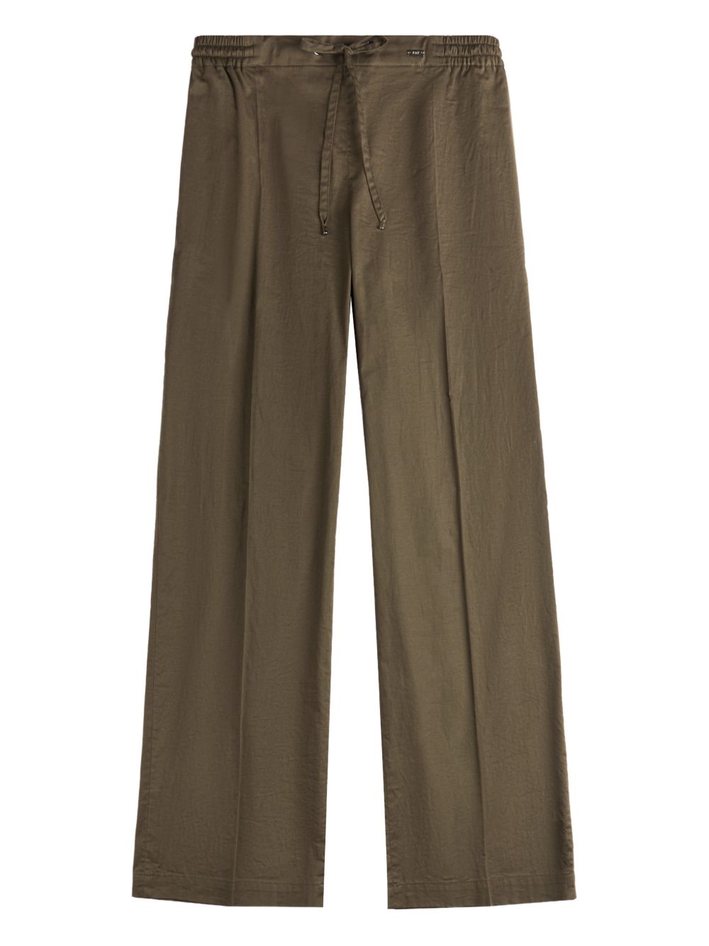 Fay Cotton Trousers — Khaki by Fay