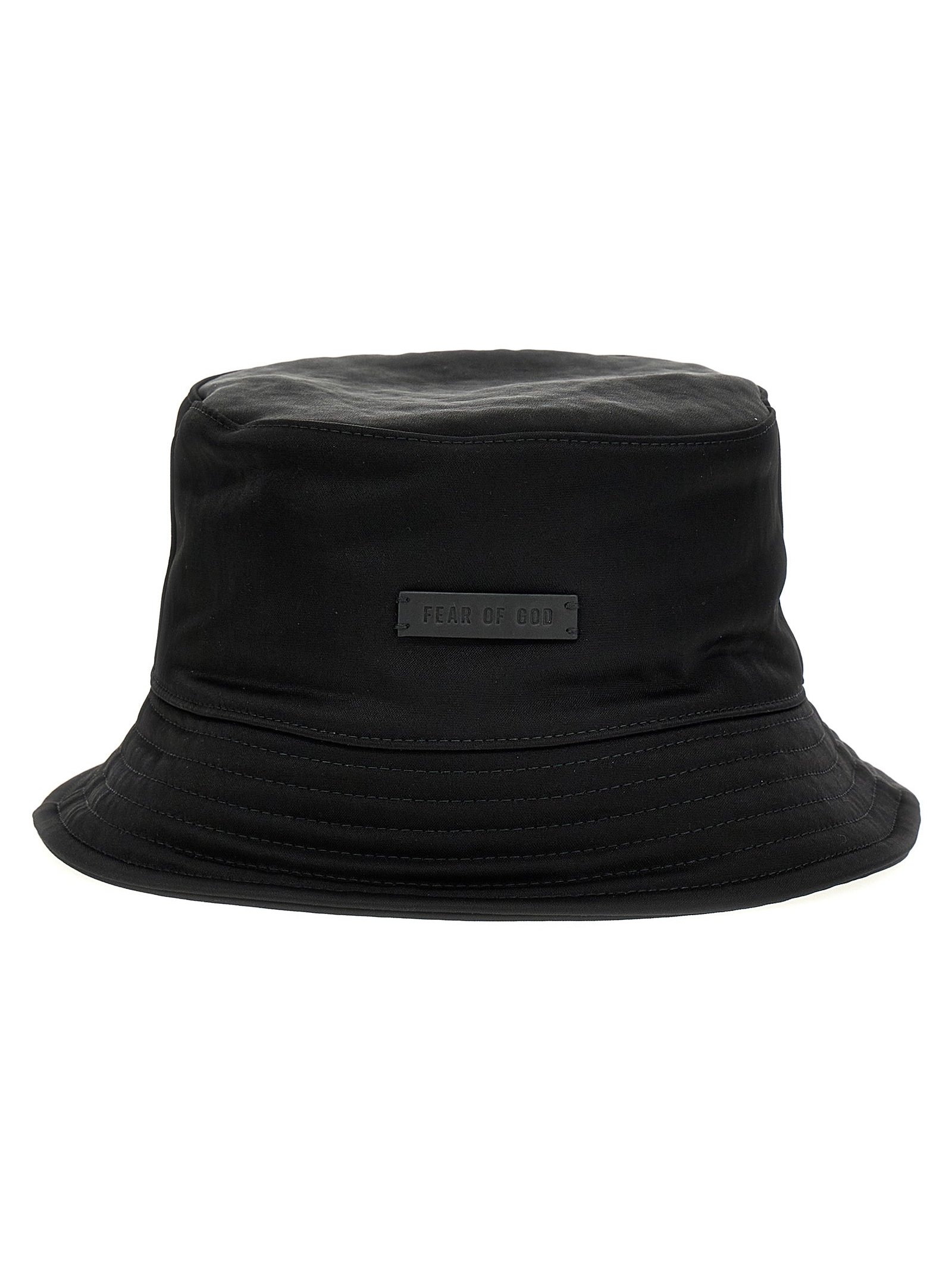 Fear Of God FE288858BM Polyamide Bucket Hat — Black by Fear Of God