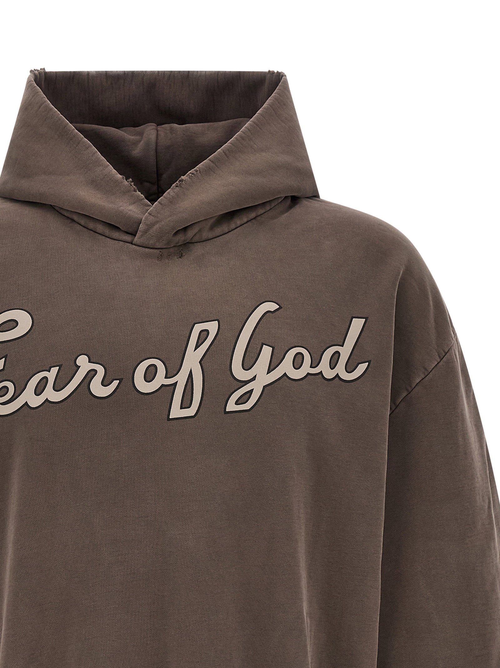Fear Of God Hoodie — Taupe, view 3