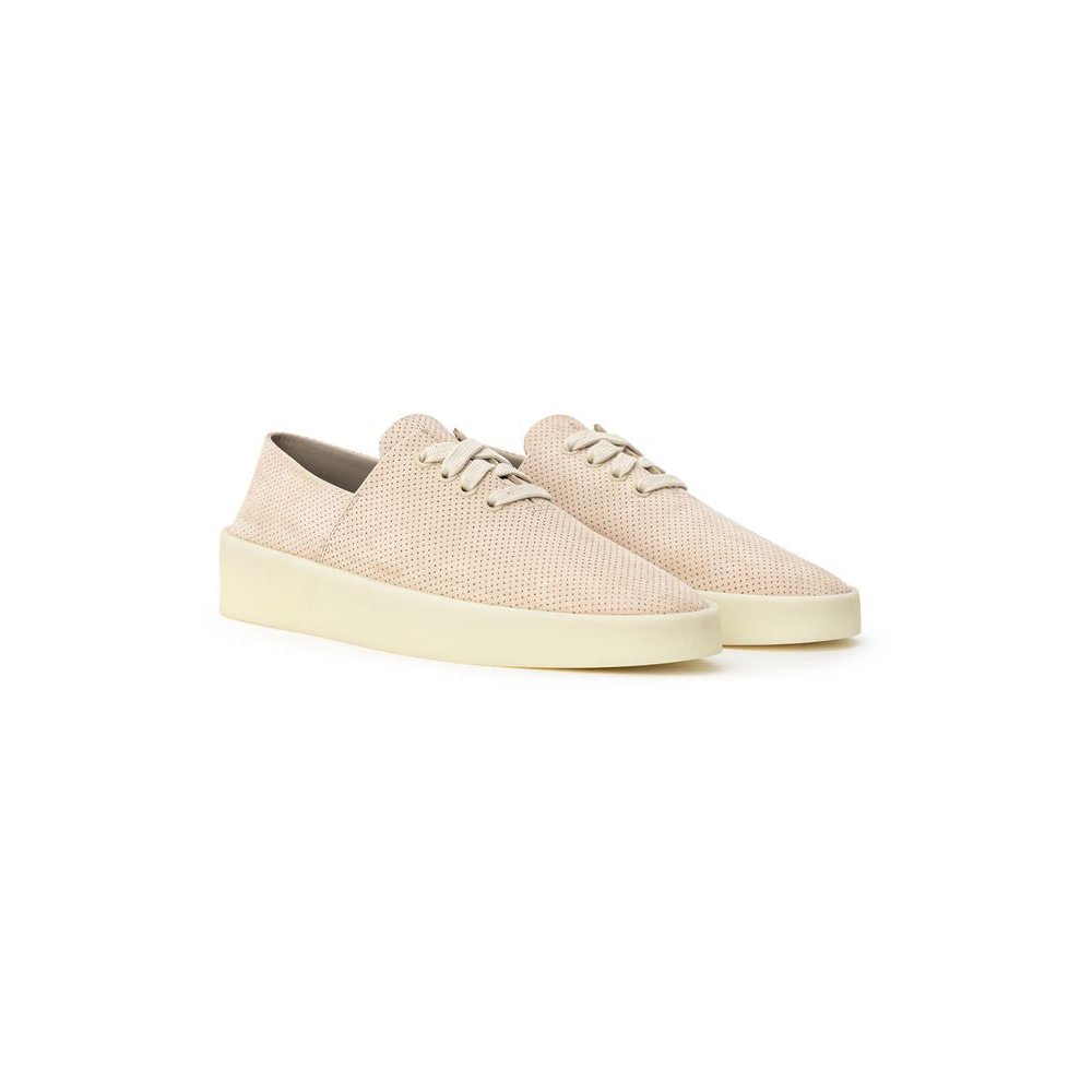 Fear Of God Perforated Suede Low-Top Sneaker — Beige, view 2