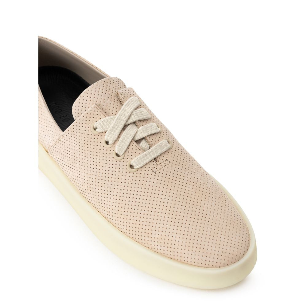 Fear Of God Perforated Suede Low-Top Sneaker — Beige, view 4