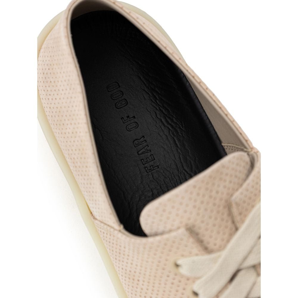 Fear Of God Perforated Suede Low-Top Sneaker — Beige, view 5
