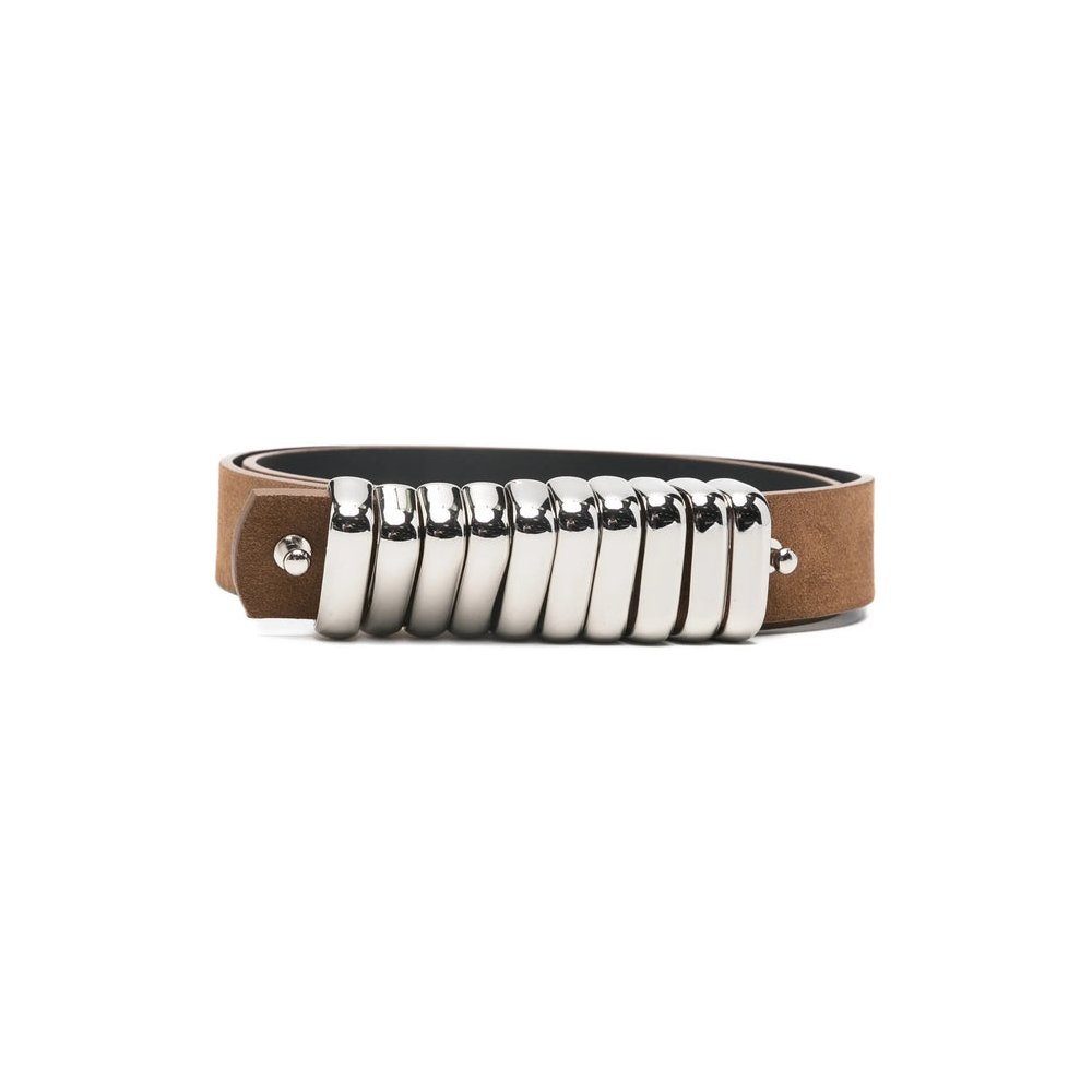 Federica Tosi Bold Belt — Brown by Federica Tosi
