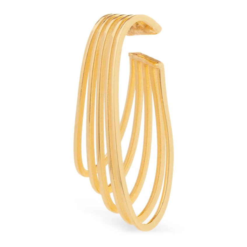 Federica Tosi La Cage Earring — Gold, view 2