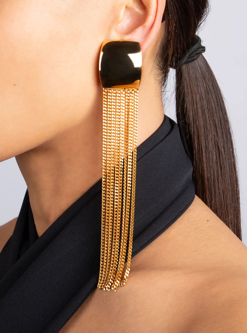 Federica Tosi Julie Earrings — Gold, view 2