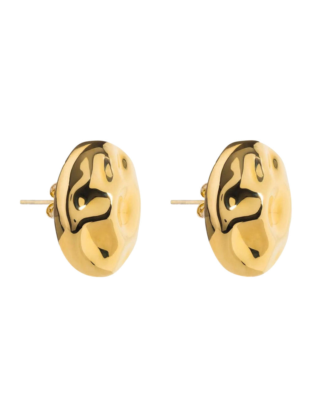 Federica Tosi Rock Earrings — Gold, view 2
