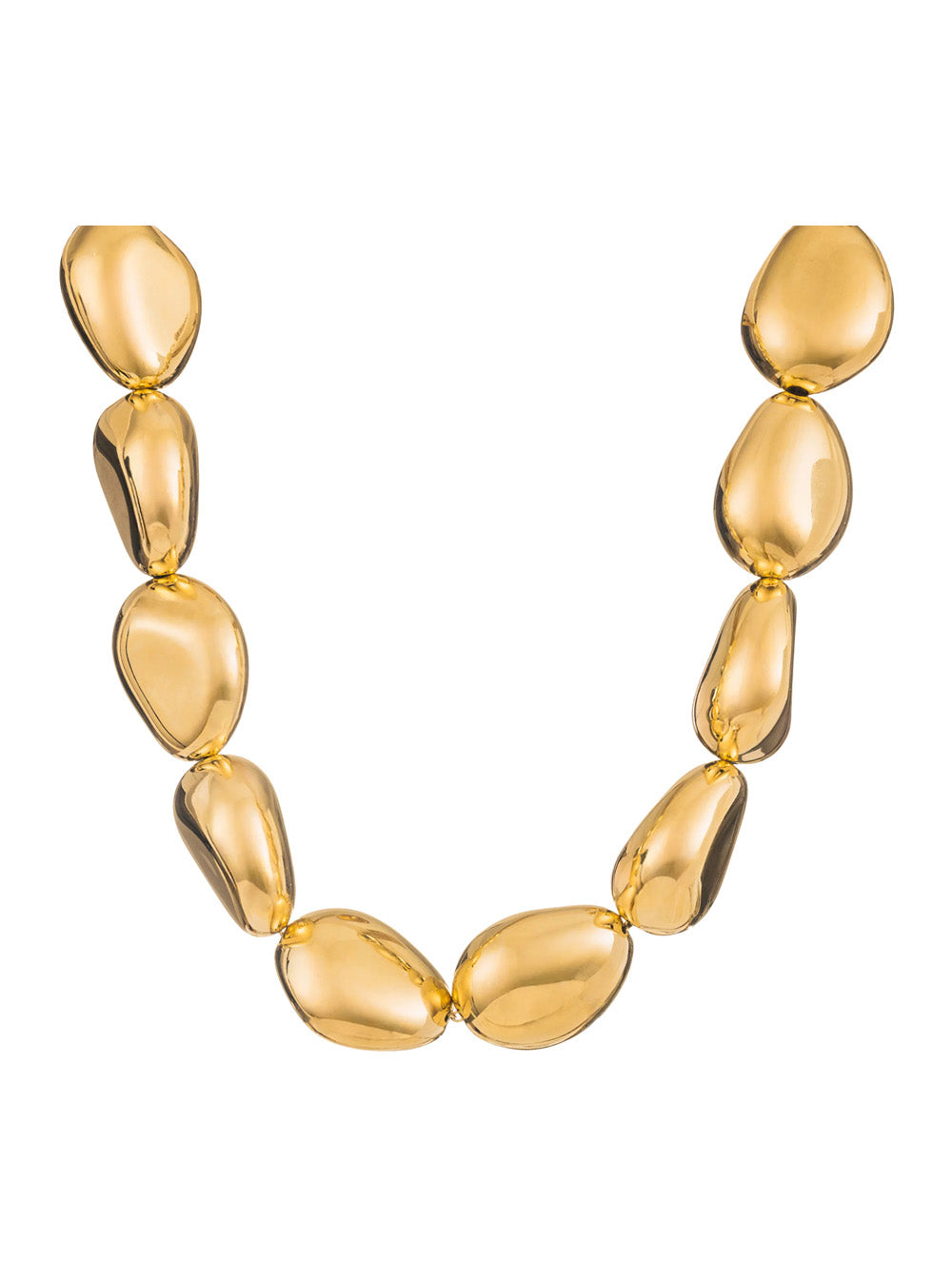 Federica Tosi Natural Stone Gold Necklace — Gold by Federica Tosi