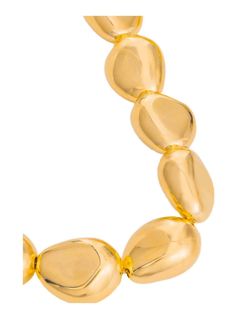 Federica Tosi Natural Stone Gold Necklace — Gold, view 2