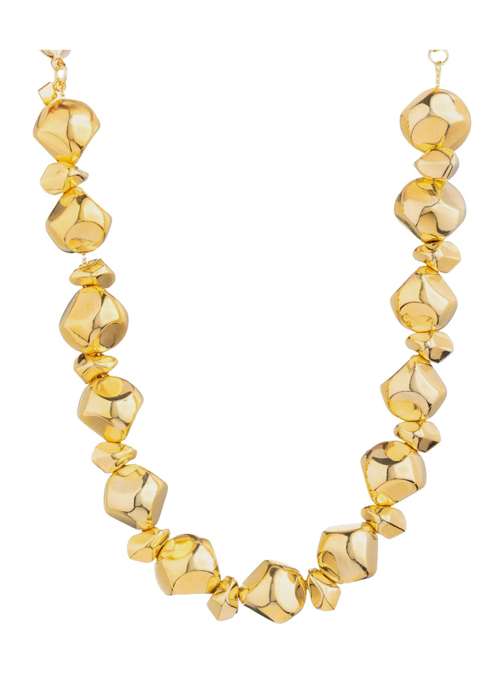 Federica Tosi Gold-Tone Ball-Link Necklace — Gold, view 2