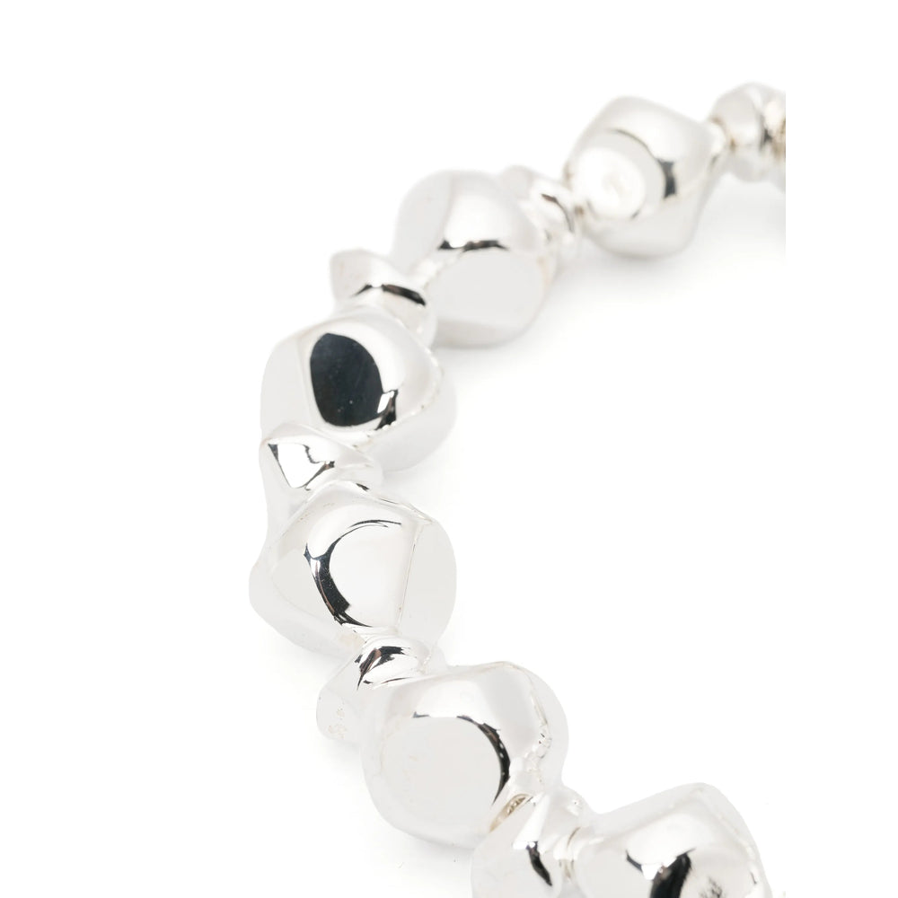 Federica Tosi Stone Necklace — Silver, view 3